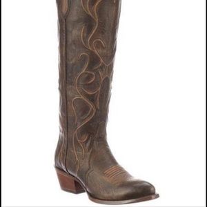 Brand New Never Worn Lucchese Women sz 8's Peri Western Boots - Round Toe